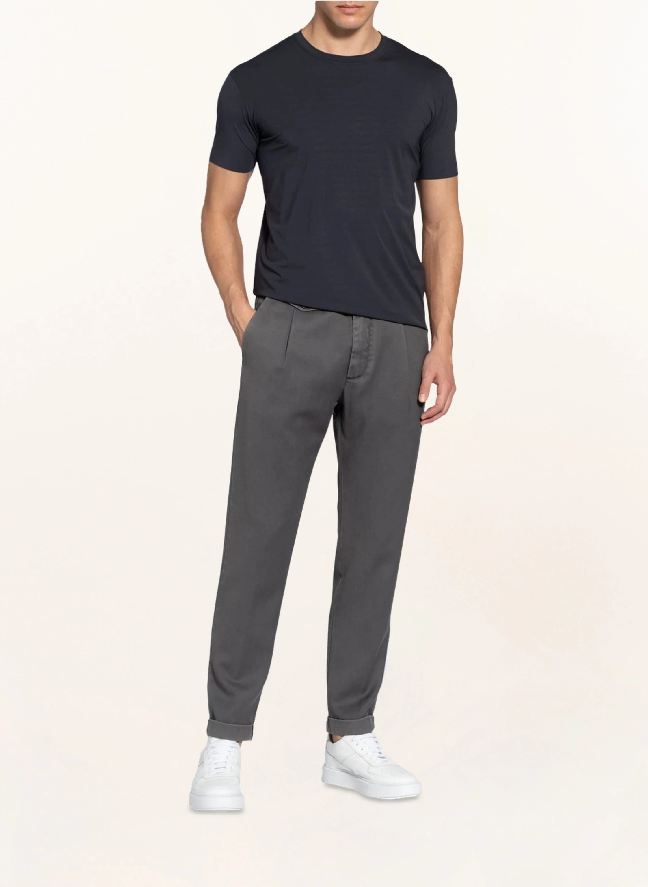 Fil Noir Moneglia Tee | Nightblue