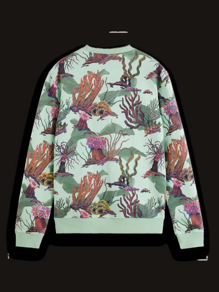 Scotch & Soda Sweatshirt | All Over Coral