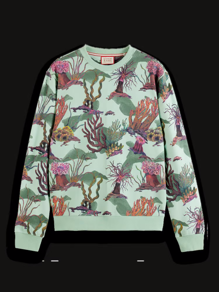 Scotch & Soda Sweatshirt | All Over Coral