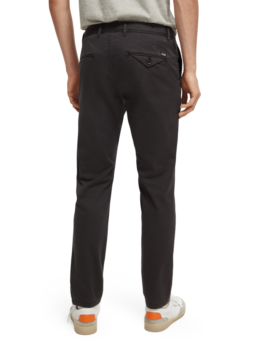 Scotch & Soda Slim Mott Chinos | Anthracite