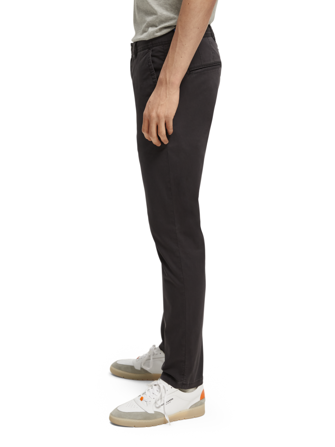 Scotch & Soda Slim Mott Chinos | Anthracite
