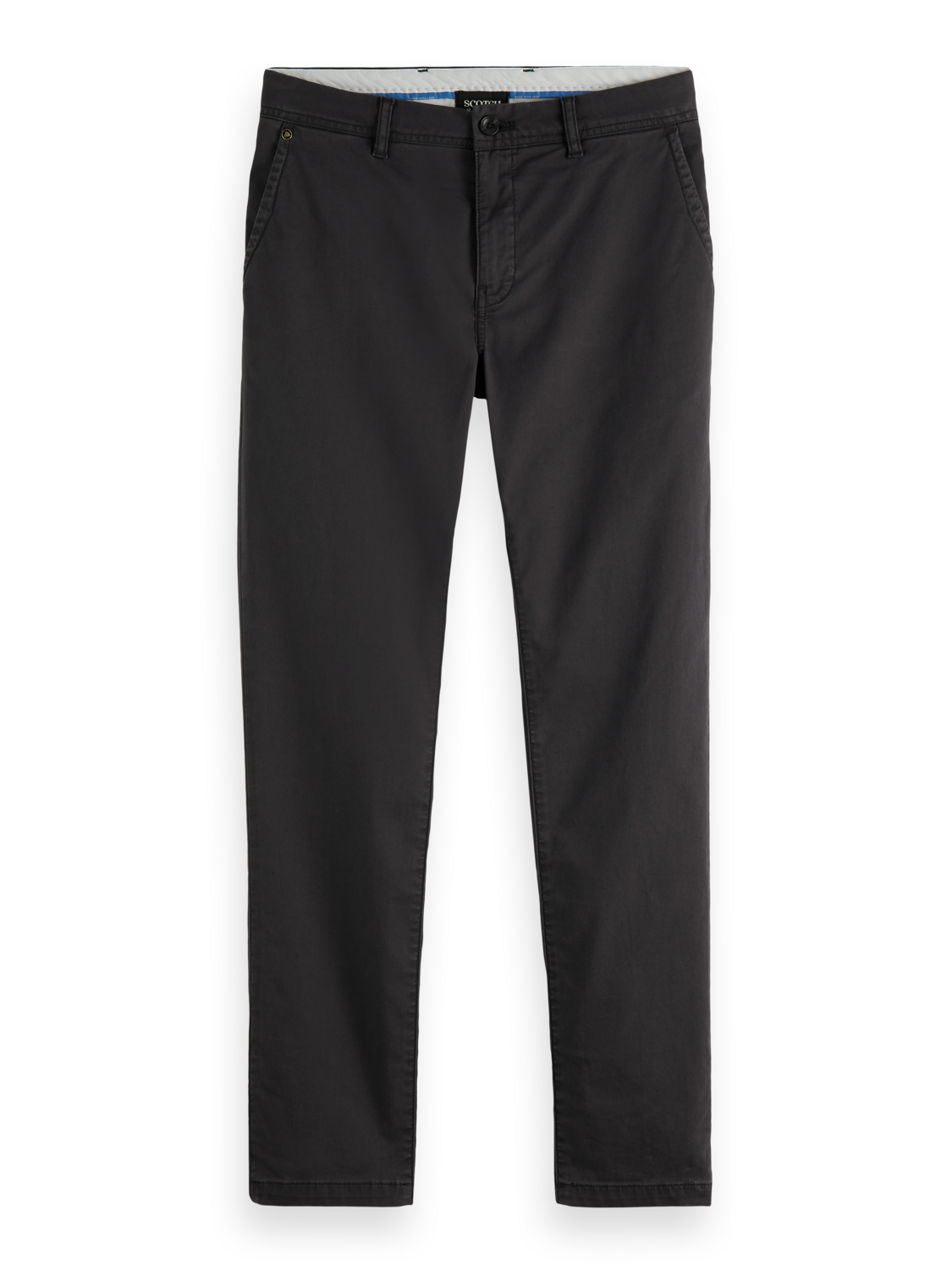 Scotch & Soda Slim Mott Chinos | Anthracite