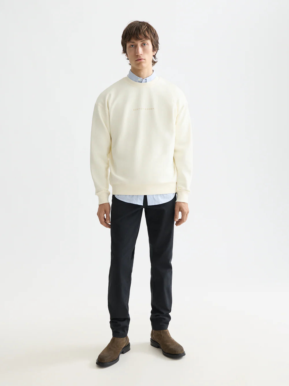Scotch & Soda Slim Mott Chinos | Black