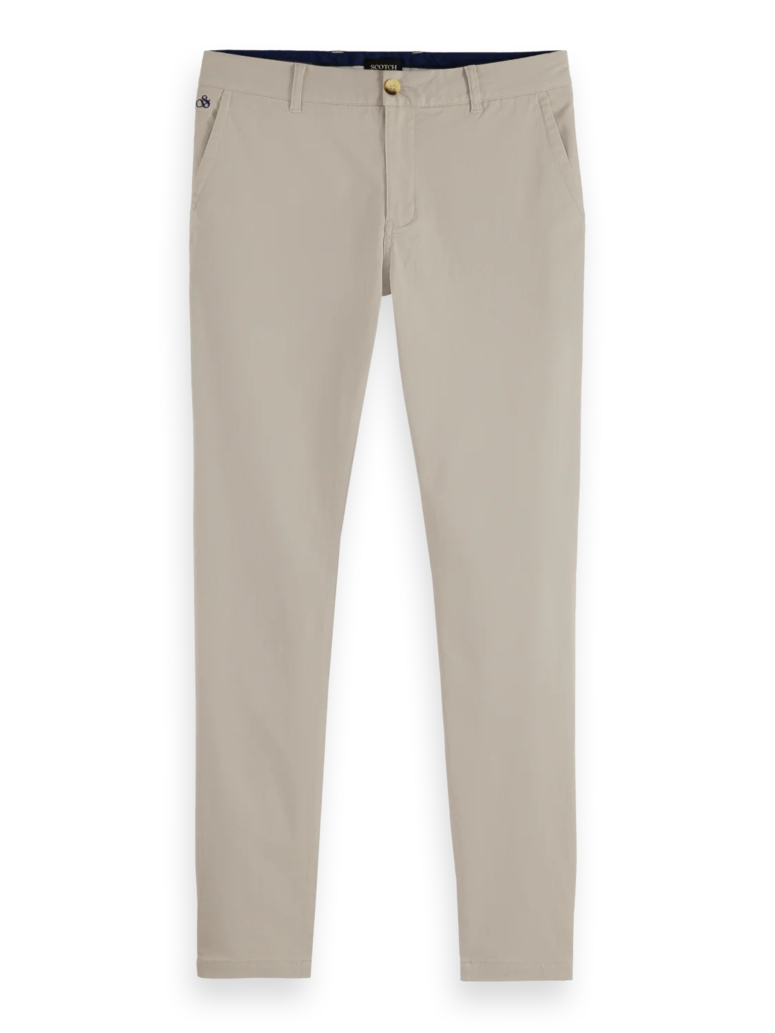 Scotch & Soda Mott Washed Chino | Highway Grey