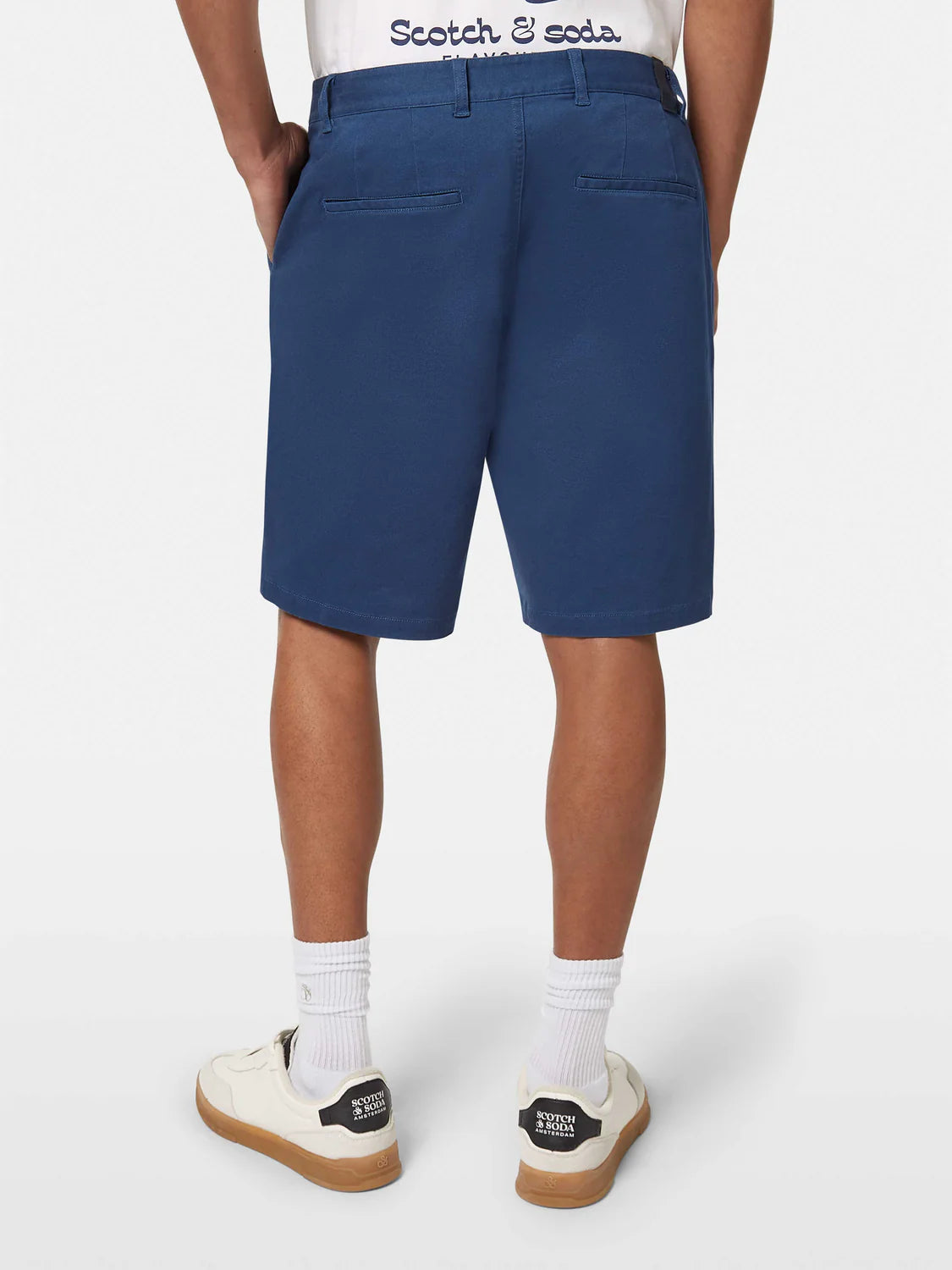 Scotch & Soda Stuart Chino Shorts | Atlantic Blue