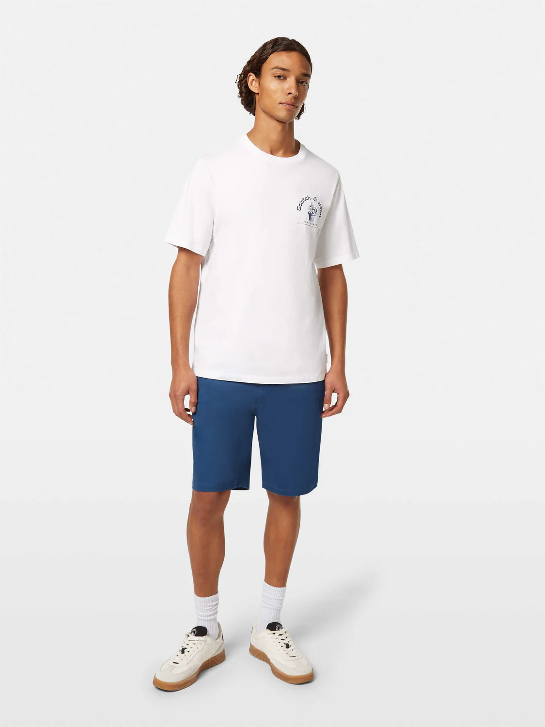 Scotch & Soda Stuart Chino Shorts | Atlantic Blue