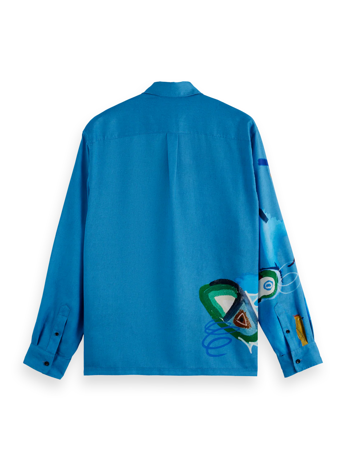 Scotch & Soda Tencel Printed Shirt | Abstract Island