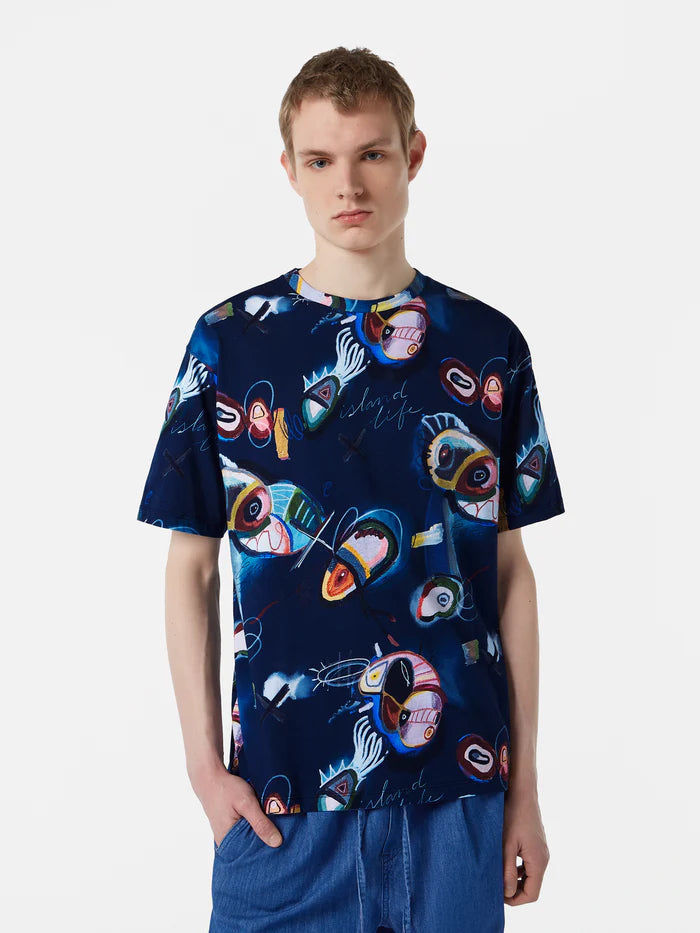 Scotch & Soda Relaxed Fit T-Shirt | Abstract Island