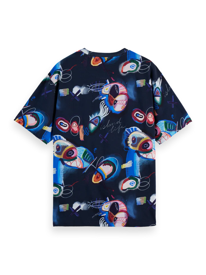 Scotch & Soda Relaxed Fit T-Shirt | Abstract Island