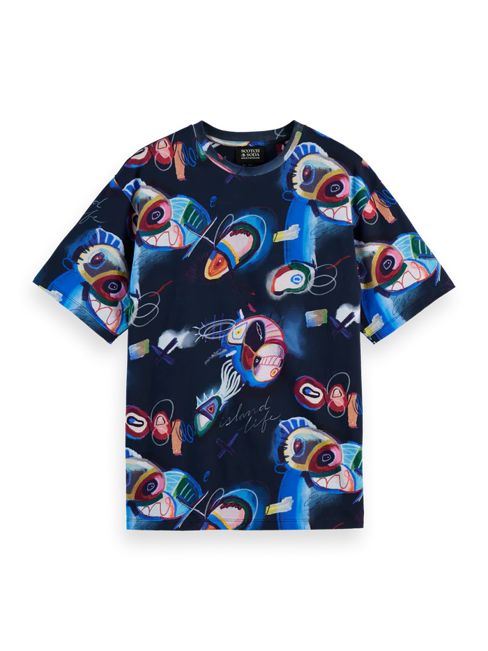 Scotch & Soda Relaxed Fit T-Shirt | Abstract Island