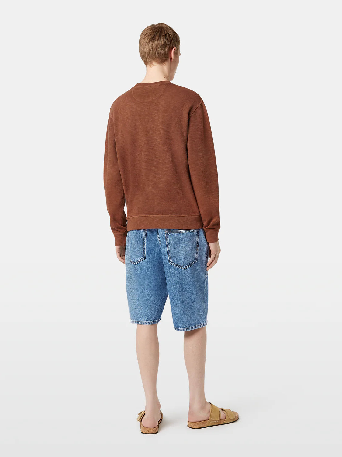 Scotch & Soda Garment Dyed Sweatshirt | Cold Brew
