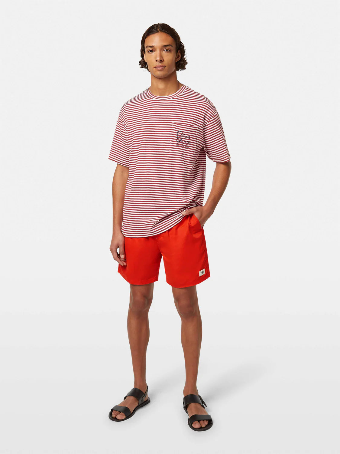 Scotch & Soda Relaxed Fit T-Shirt | Roadside Red Stripe