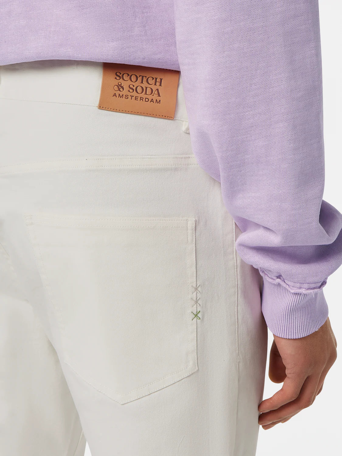 Scotch & Soda Ralston Twill 5 Pocket | Off White