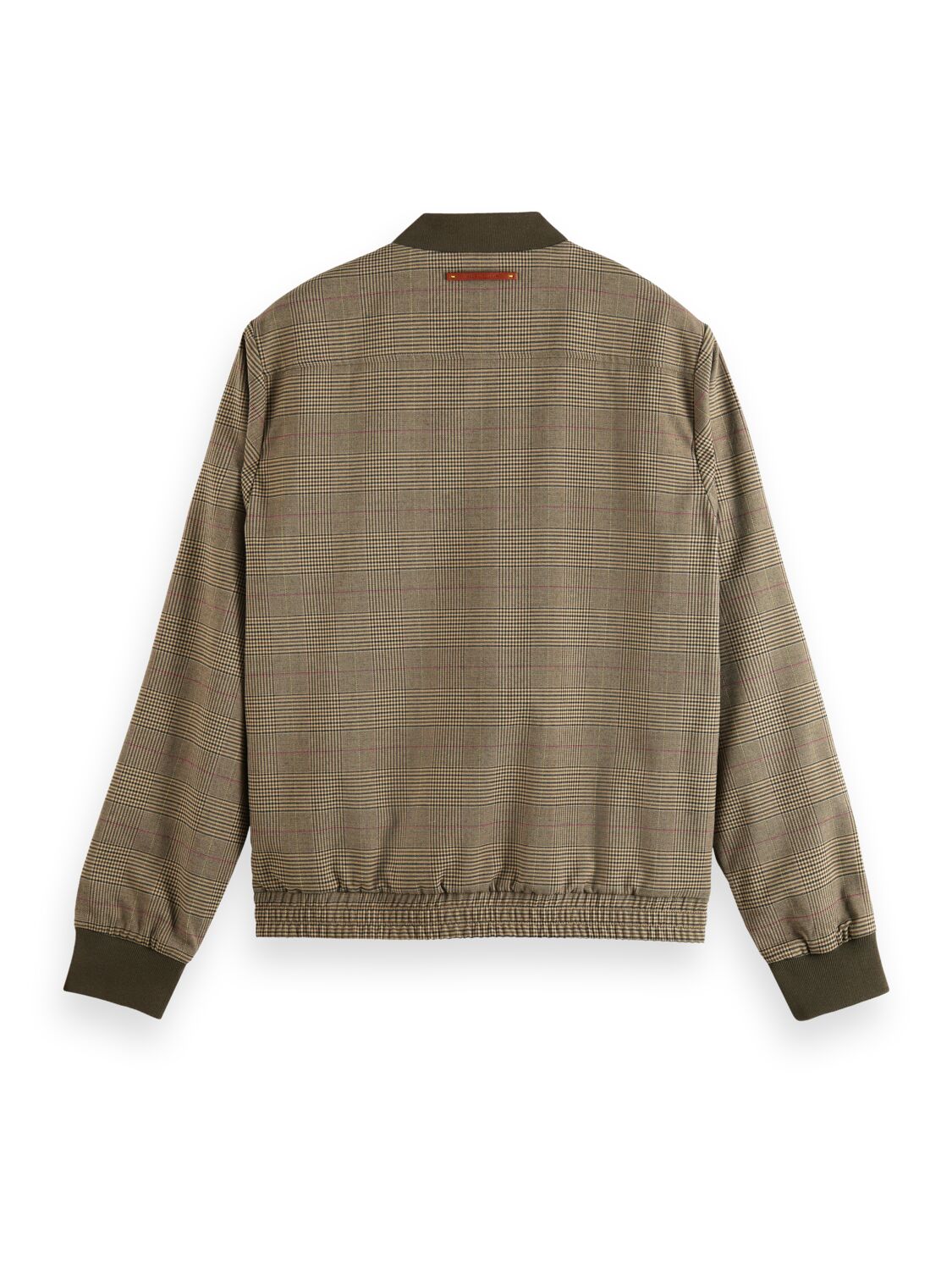 Scotch & Soda Bomber Jacket | Taupe Check