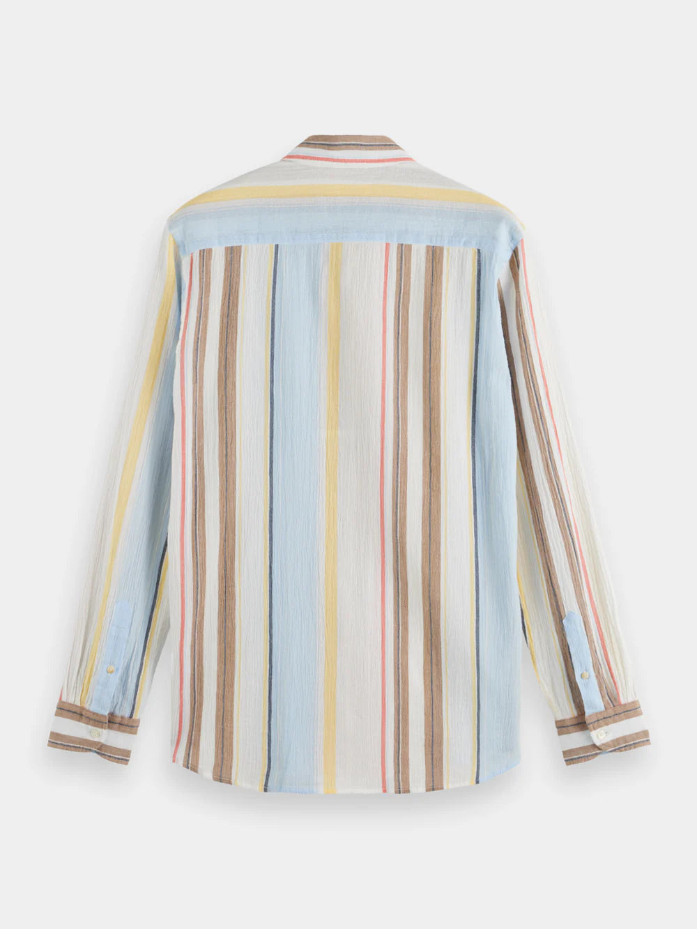 Scotch & Soda Crinkled Shirt | Multi Stripe