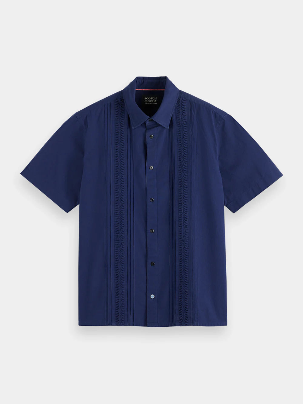 Scotch & Soda Short Sleeve Shirt | Navy Blue