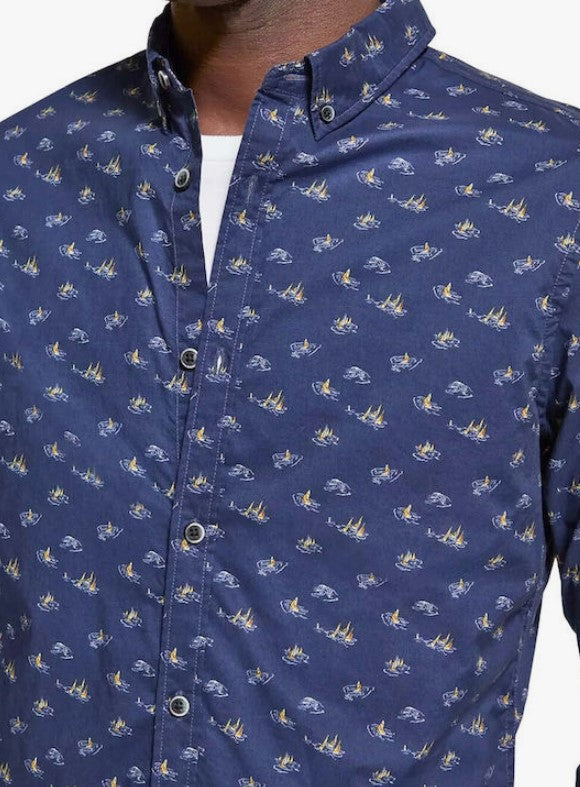 Scotch & Soda Ditsy Shirt | Sailboats
