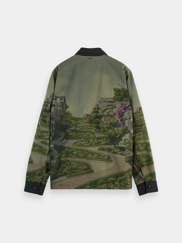 Scotch & Soda Twill Coach Jacket