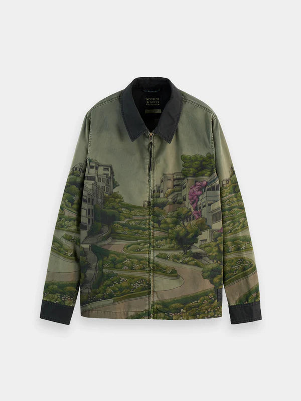 Scotch & Soda Twill Coach Jacket