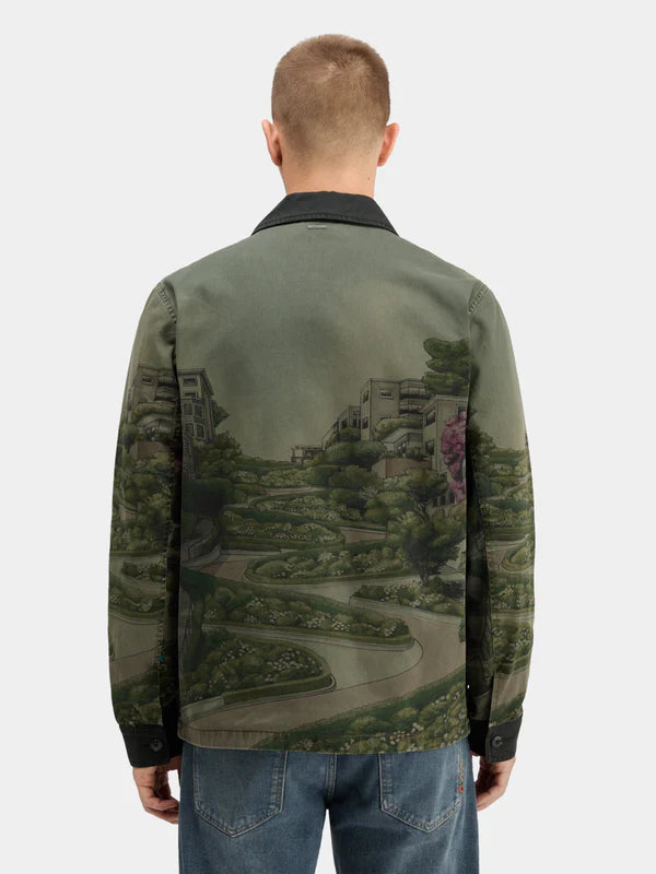 Scotch & Soda Twill Coach Jacket