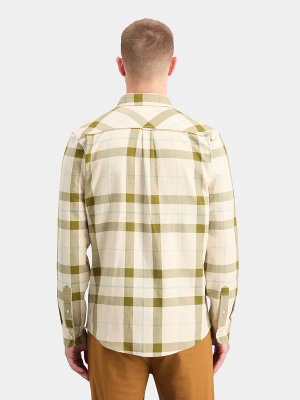 Scotch & Soda Herringbone Check Shirt | Beige Check