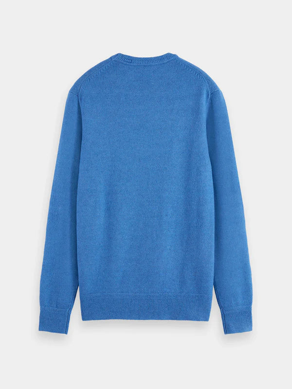 Scotch & Soda Soft Knit Regular Fit Sweater | Smart Blue
