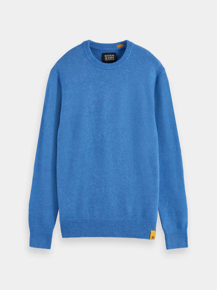 Scotch & Soda Soft Knit Regular Fit Sweater | Smart Blue