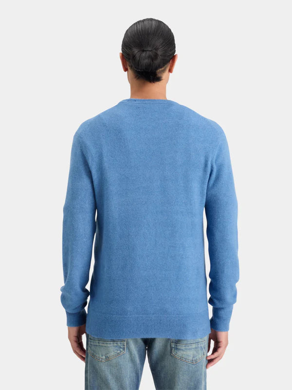 Scotch & Soda Soft Knit Regular Fit Sweater | Smart Blue
