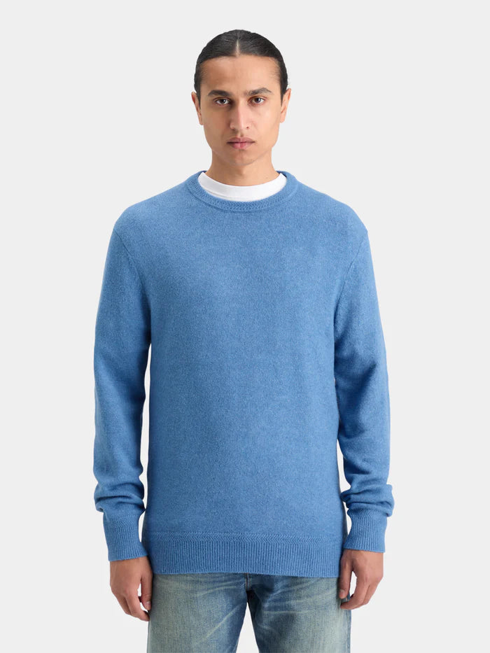 Scotch & Soda Soft Knit Regular Fit Sweater | Smart Blue