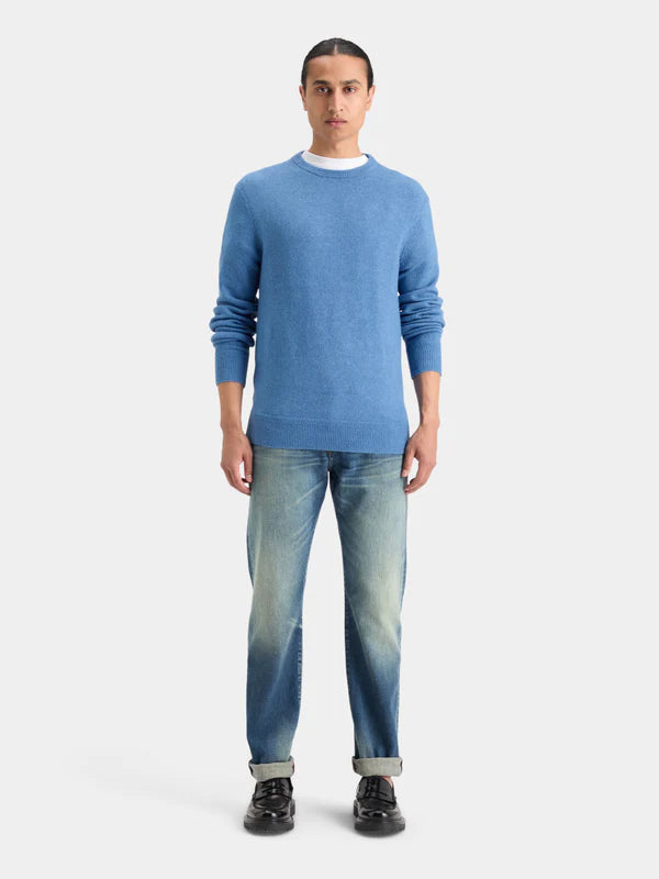 Scotch & Soda Soft Knit Regular Fit Sweater | Smart Blue