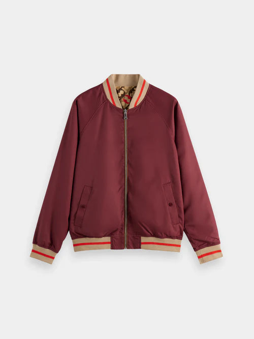 Scotch & Soda Reversible Bomber | Bordeaux