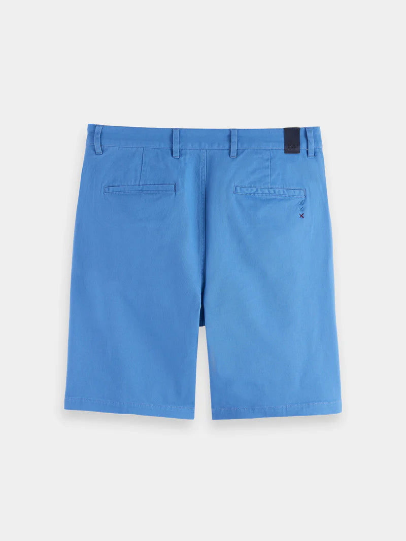 Scotch & Soda Stuart Washed Shorts | Lake Blue