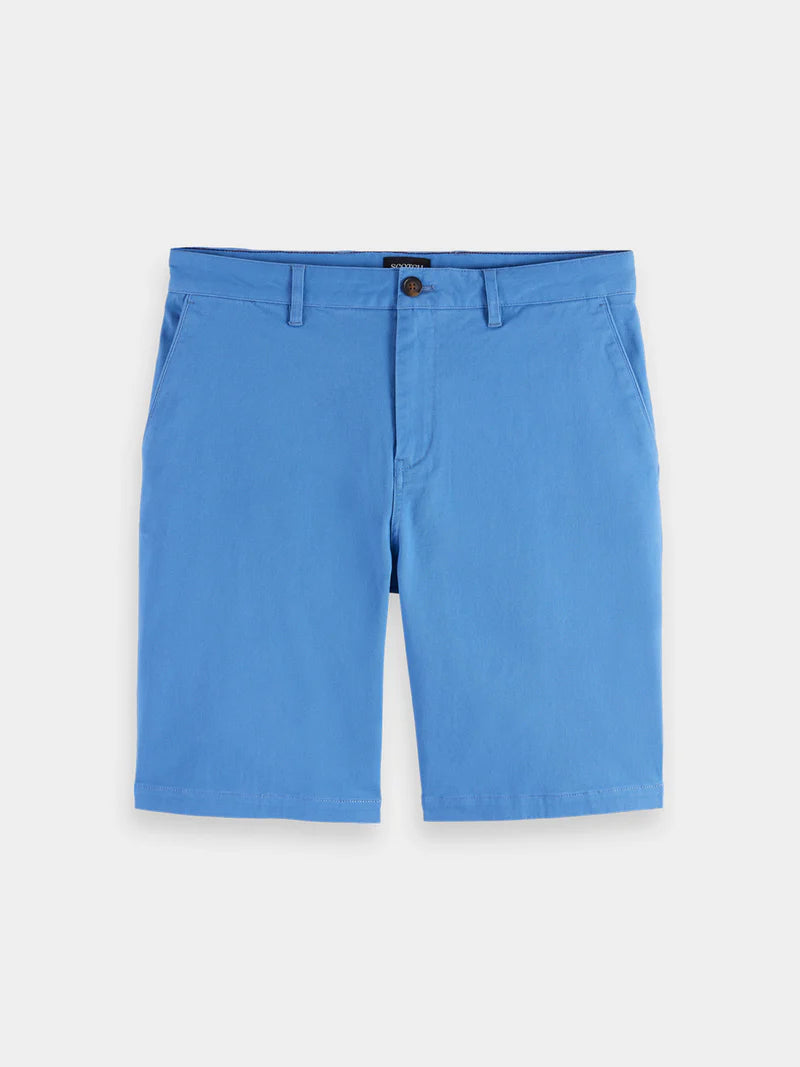 Scotch & Soda Stuart Washed Shorts | Lake Blue