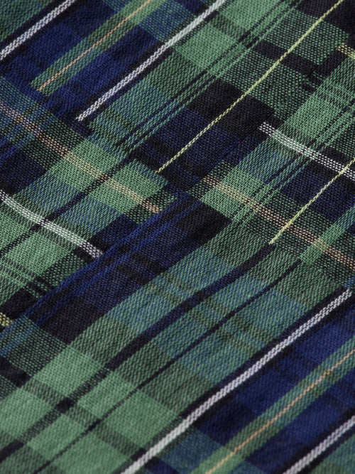 Scotch & Soda Patchwork Shirt | Navy Check