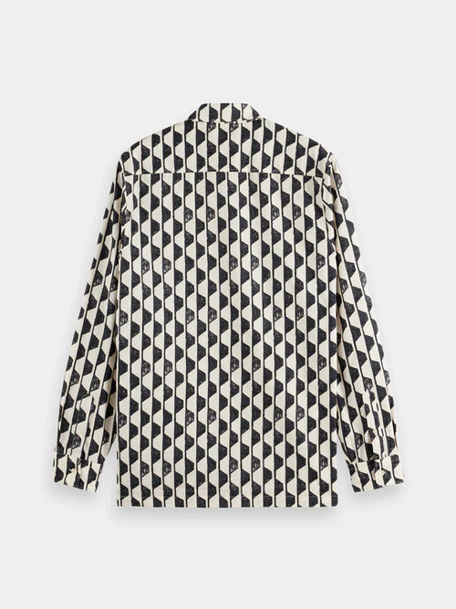 Scotch & Soda Geo-Print Shirt | Imagine Stripe