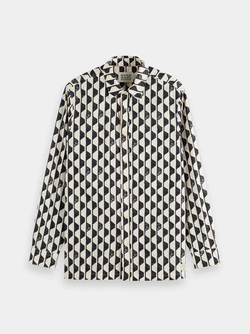 Scotch & Soda Geo-Print Shirt | Imagine Stripe