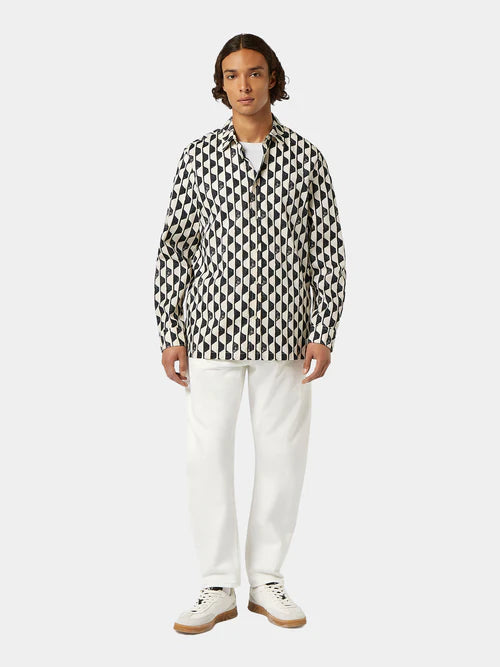 Scotch & Soda Geo-Print Shirt | Imagine Stripe