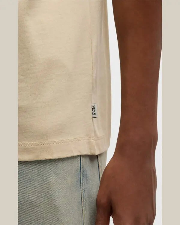 Scotch & Soda T-Shirt Embassy of the Free Mind | Parchment