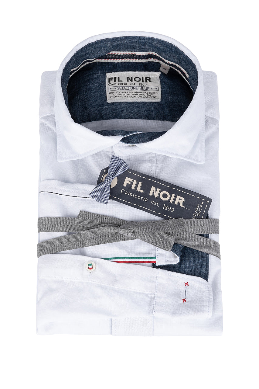 Fil Noir Giuseppe HBD Shirt | White