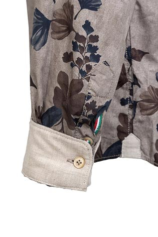 Fil Noir Treviso Shirt | Blue Brown