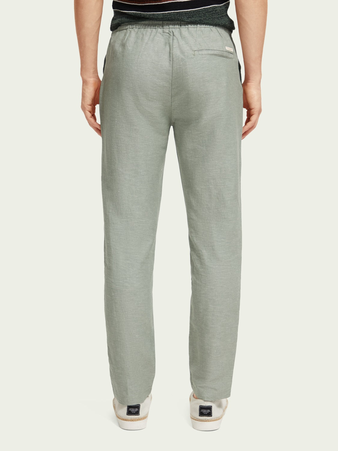 Scotch & Soda Warren Cotton/Linen Jogger | Army
