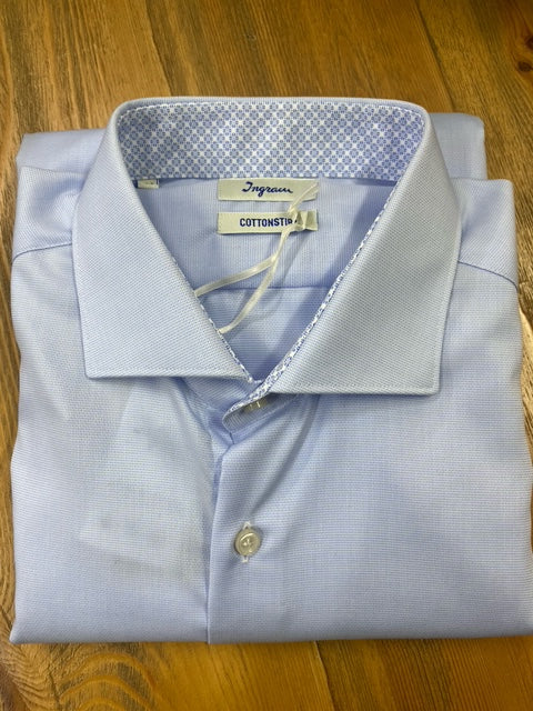 Ingram L/S Business Shirt | Baby Blue