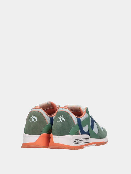 Scotch & Soda Vivek Trainers | Green Blue