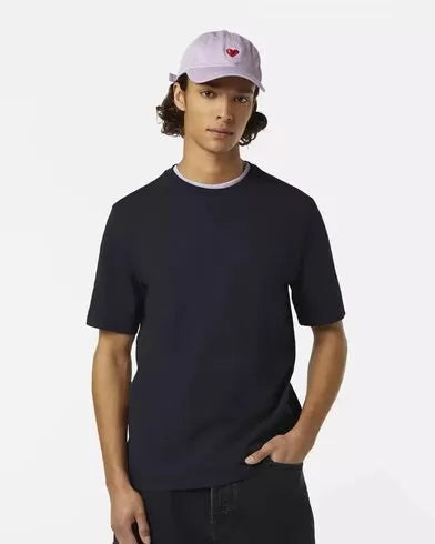 Scotch & Soda 3 Crosses Cotton/Linen T-Shirt | Washed Black