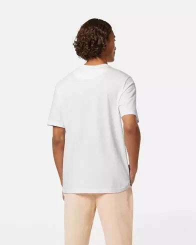 Scotch & Soda 3 Crosses Cotton/Linen T-Shirt | White