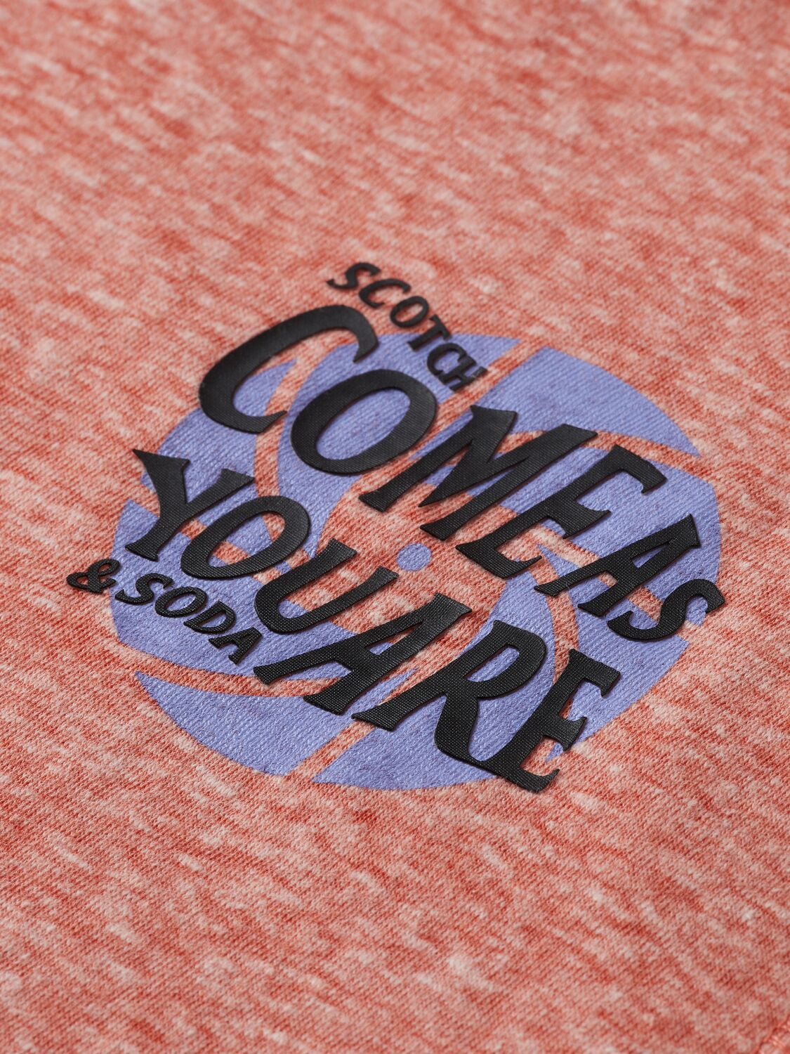 Scotch & Soda Melange T-Shirt | Red Skies