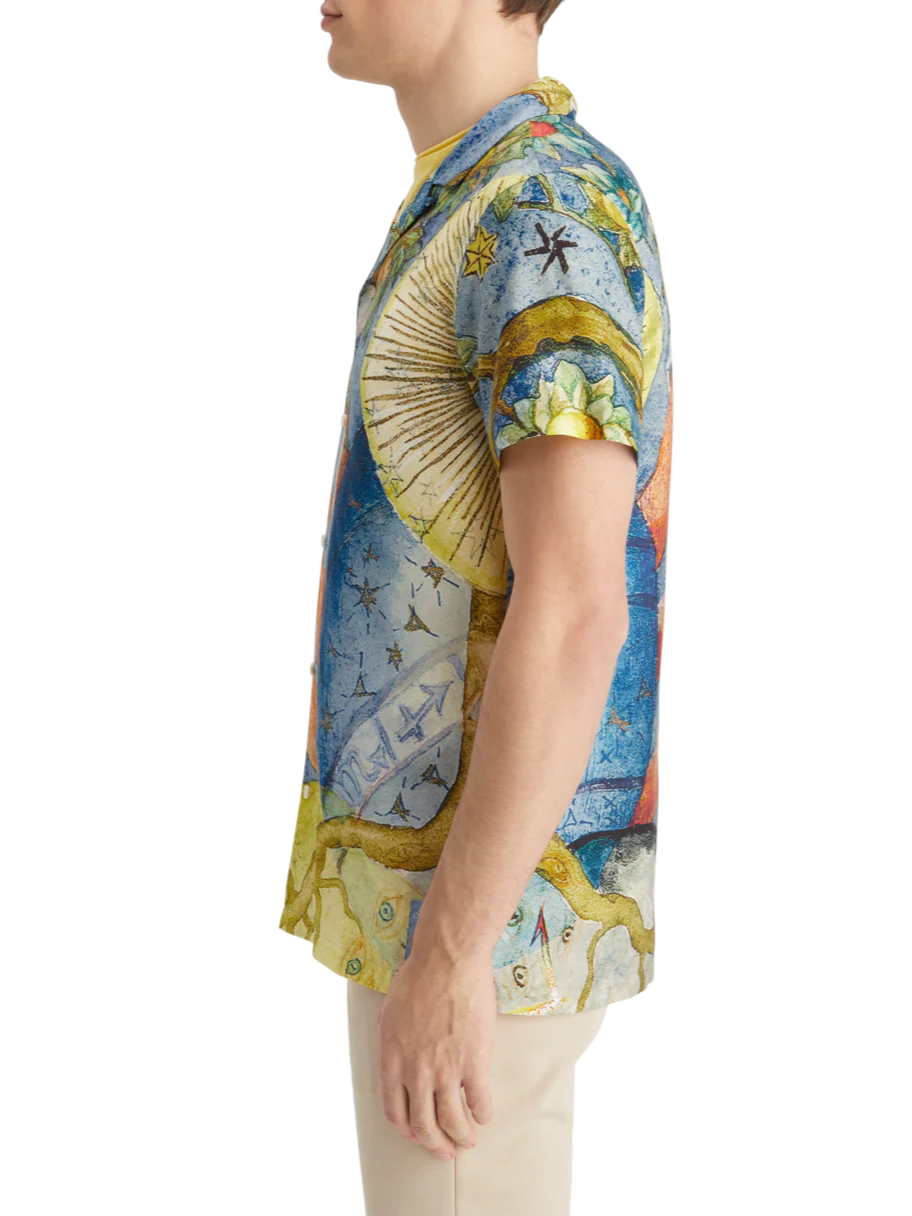 Scotch & Soda Printed S/S Shirt | Embassy Tree AOP