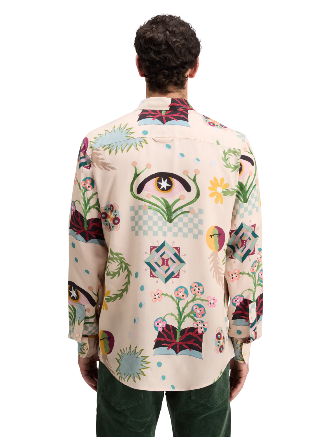 Scotch & Soda Mid Shine Shirt | Poetry AOP