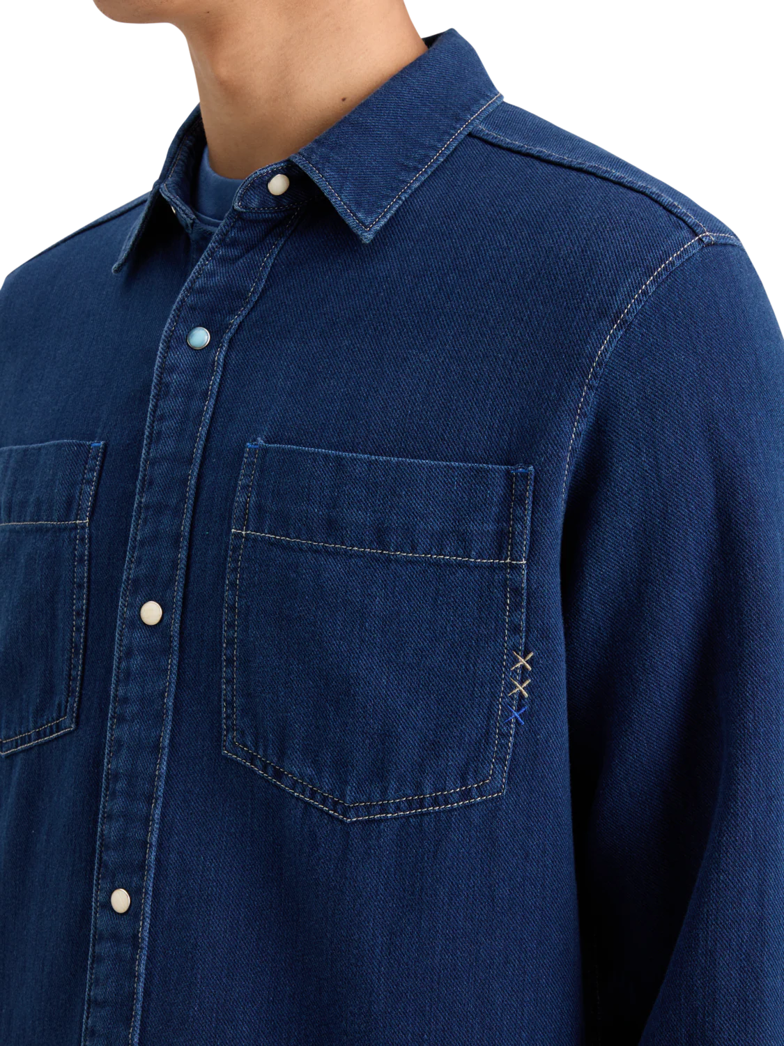 Scotch & Soda Premium Indigo Twill Shirt