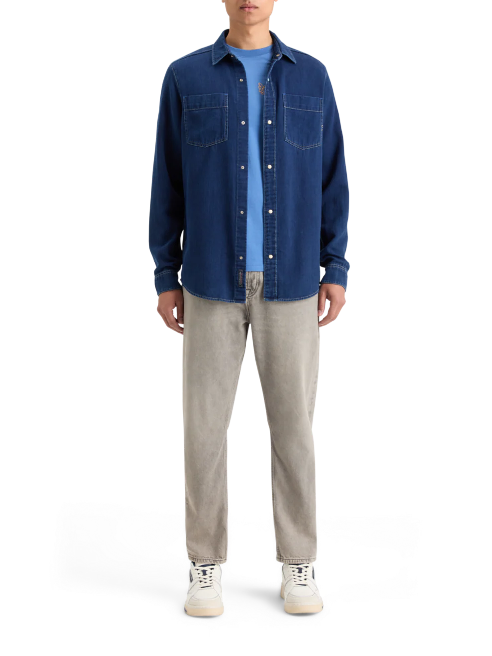 Scotch & Soda Premium Indigo Twill Shirt